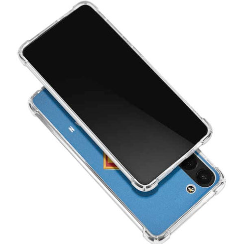 Superman 2025 Classic Superman Shield Emblem Galaxy S24 FE Clear Case
